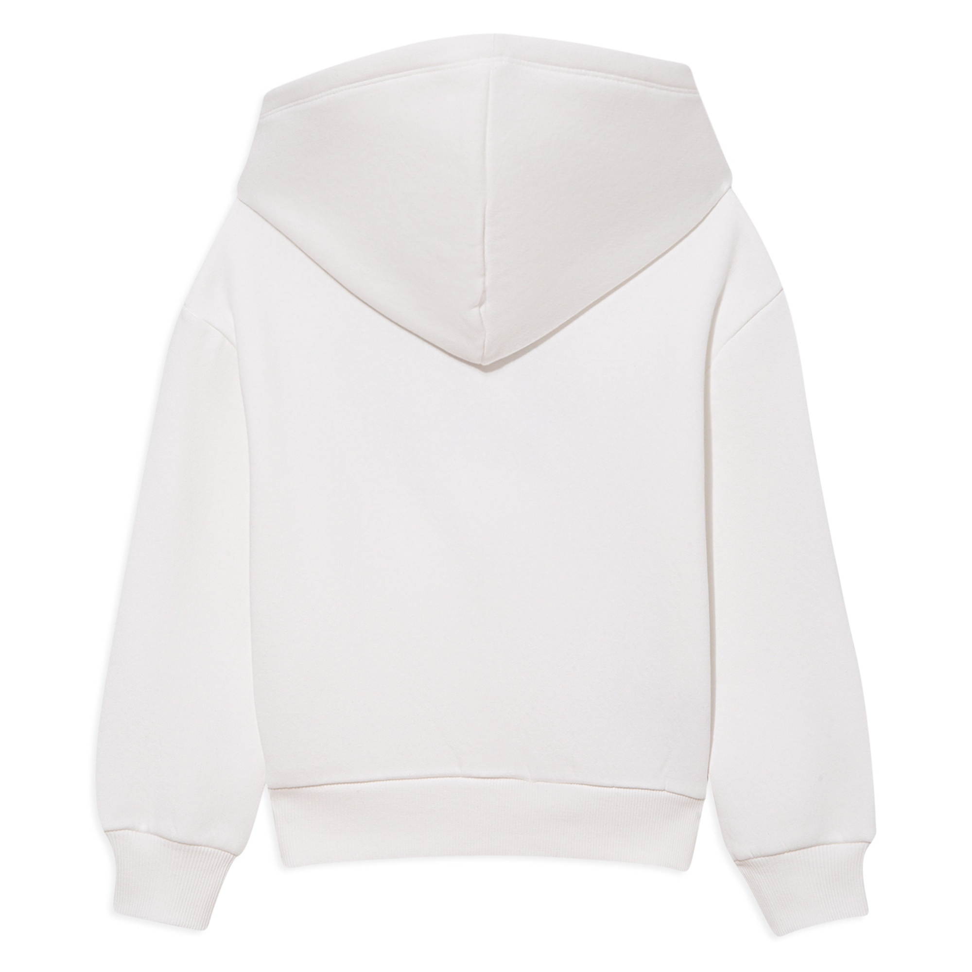 Mavi Mavi Logo Baskılı Beyaz Kapüşonlu Sweatshirt 6610110-70057