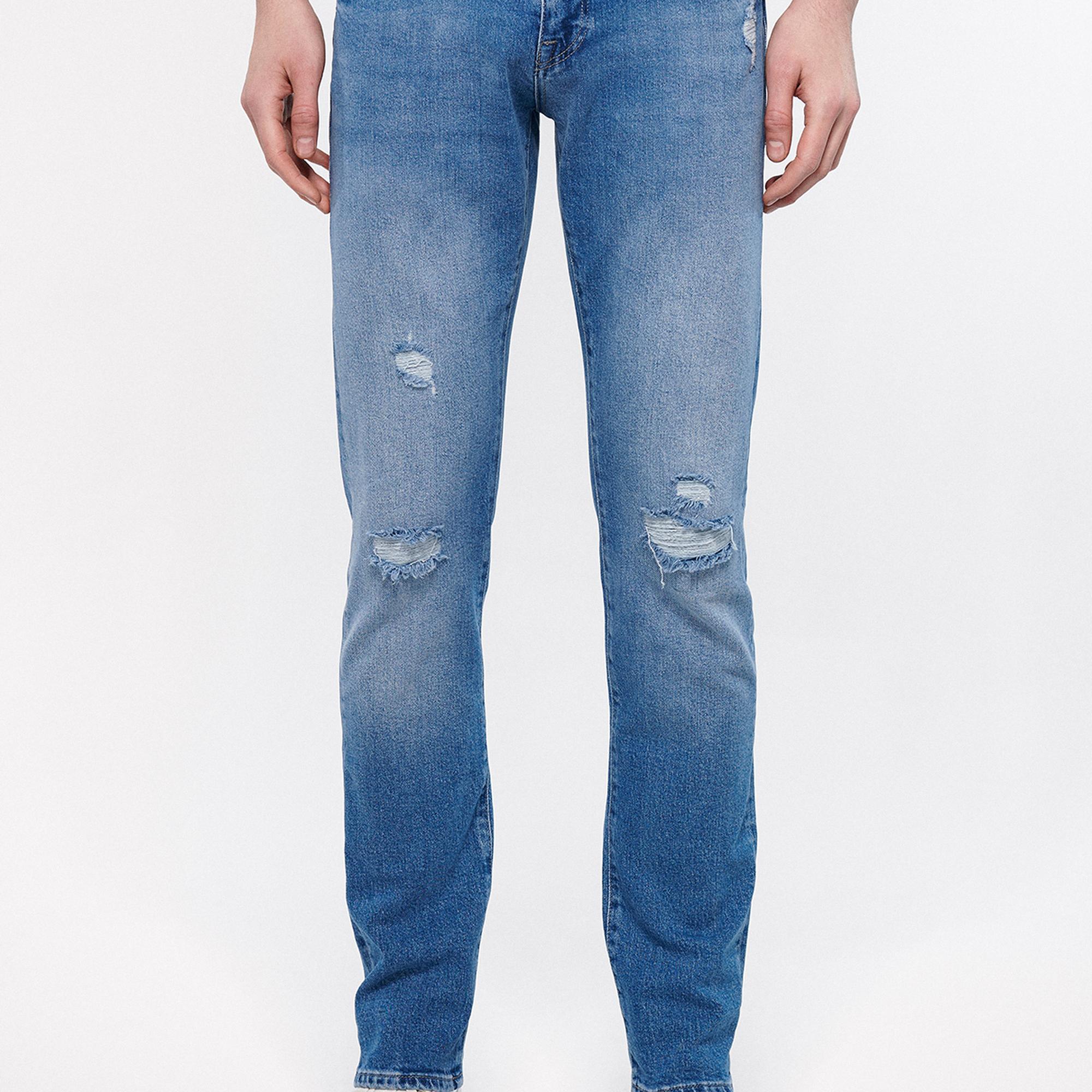 Mavi Jake Mavi Yırtıklı Street Jean Pantolon 0042283796