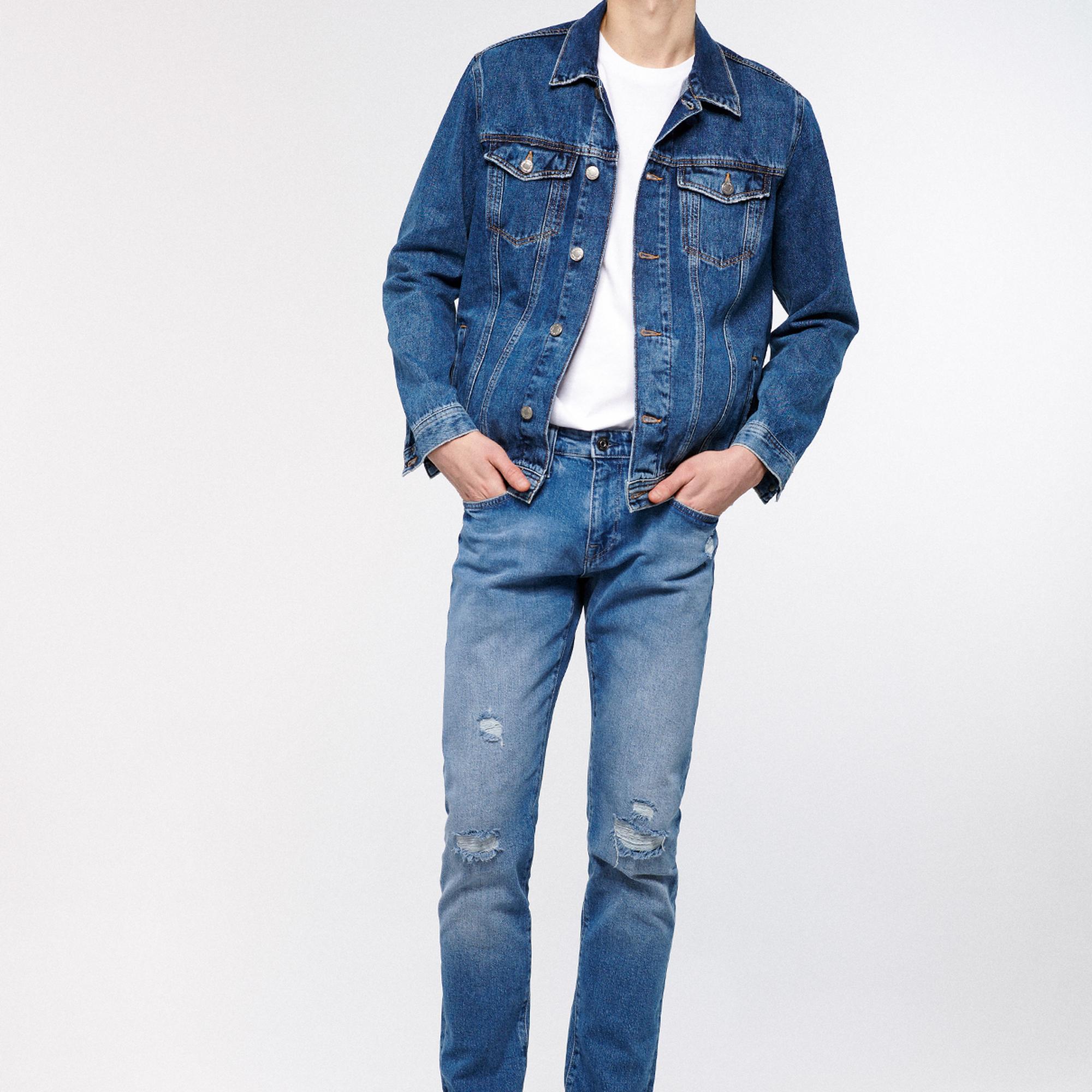 Mavi Jake Mavi Yırtıklı Street Jean Pantolon 0042283796