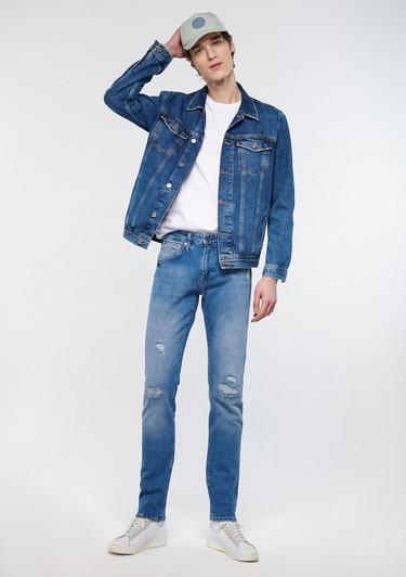  Mavi Jake Mavi Yırtıklı Street Jean Pantolon 0042283796