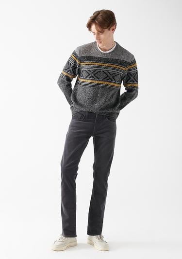  Mavi Marcus Koyu Gri Kadife Pantolon 0035182643