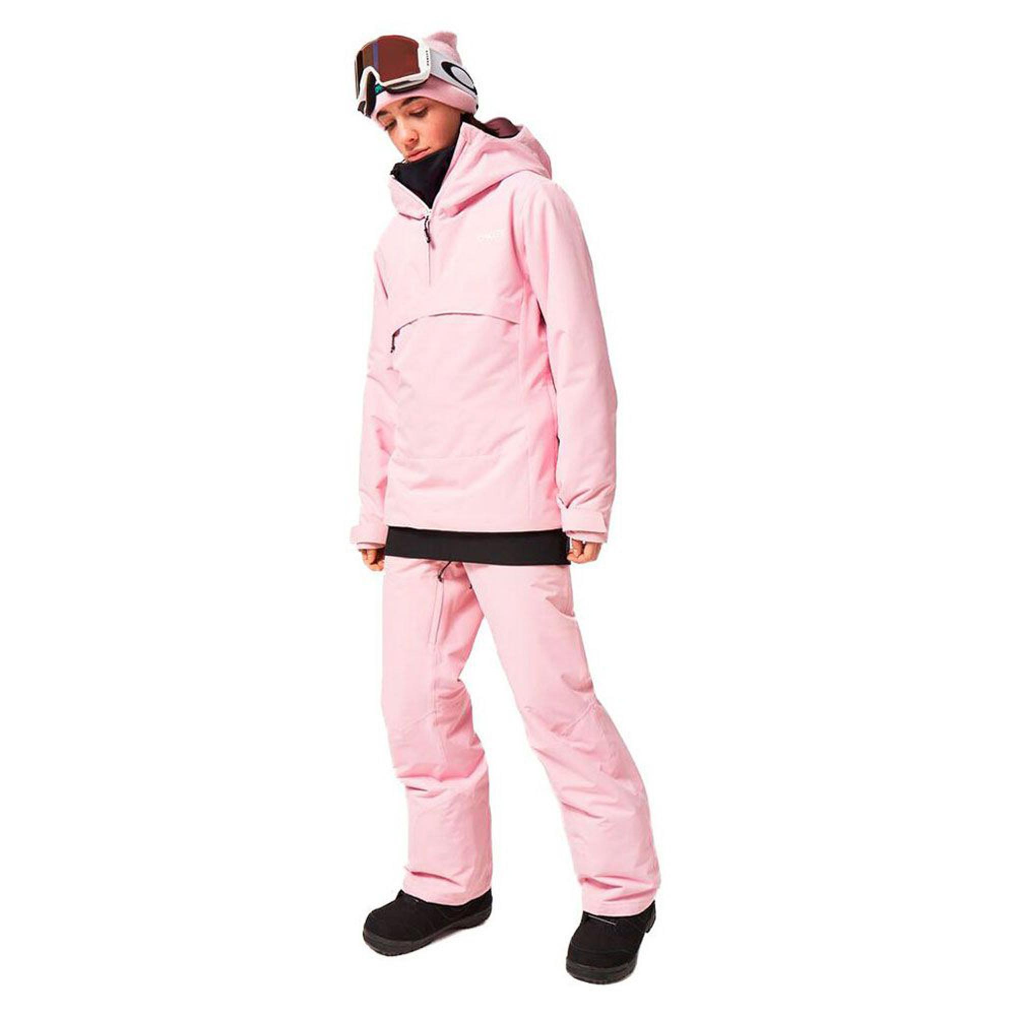 Oakley Holly Anorak Kadın Pembe Snowboard Ceketi
