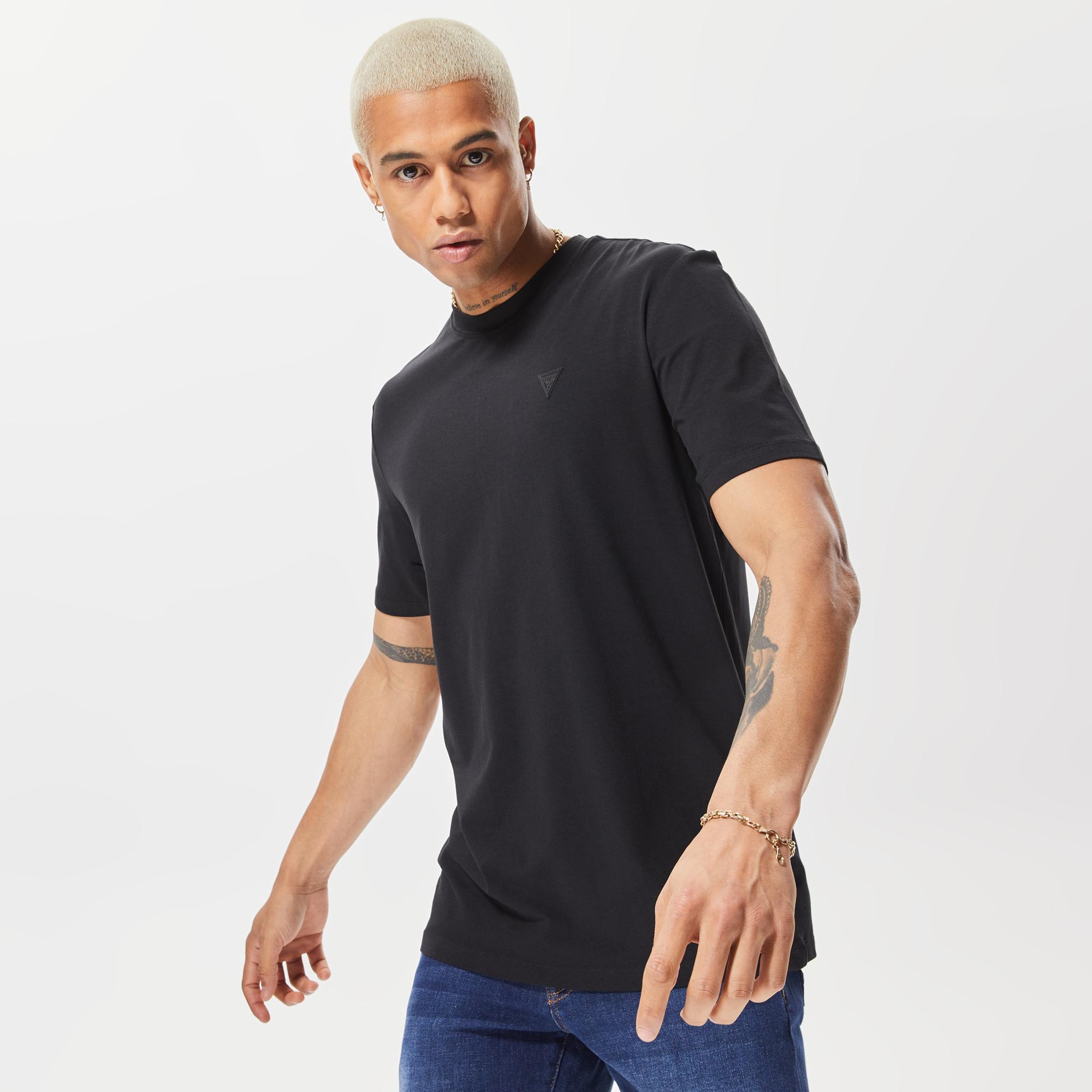 Guess Hedley Erkek Siyah T-Shirt