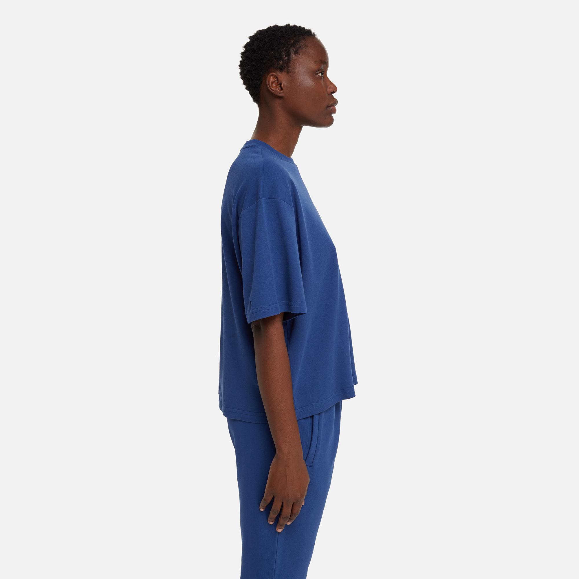 Les Benjamins Oversized 002 Kadın Lacivert T-Shirt