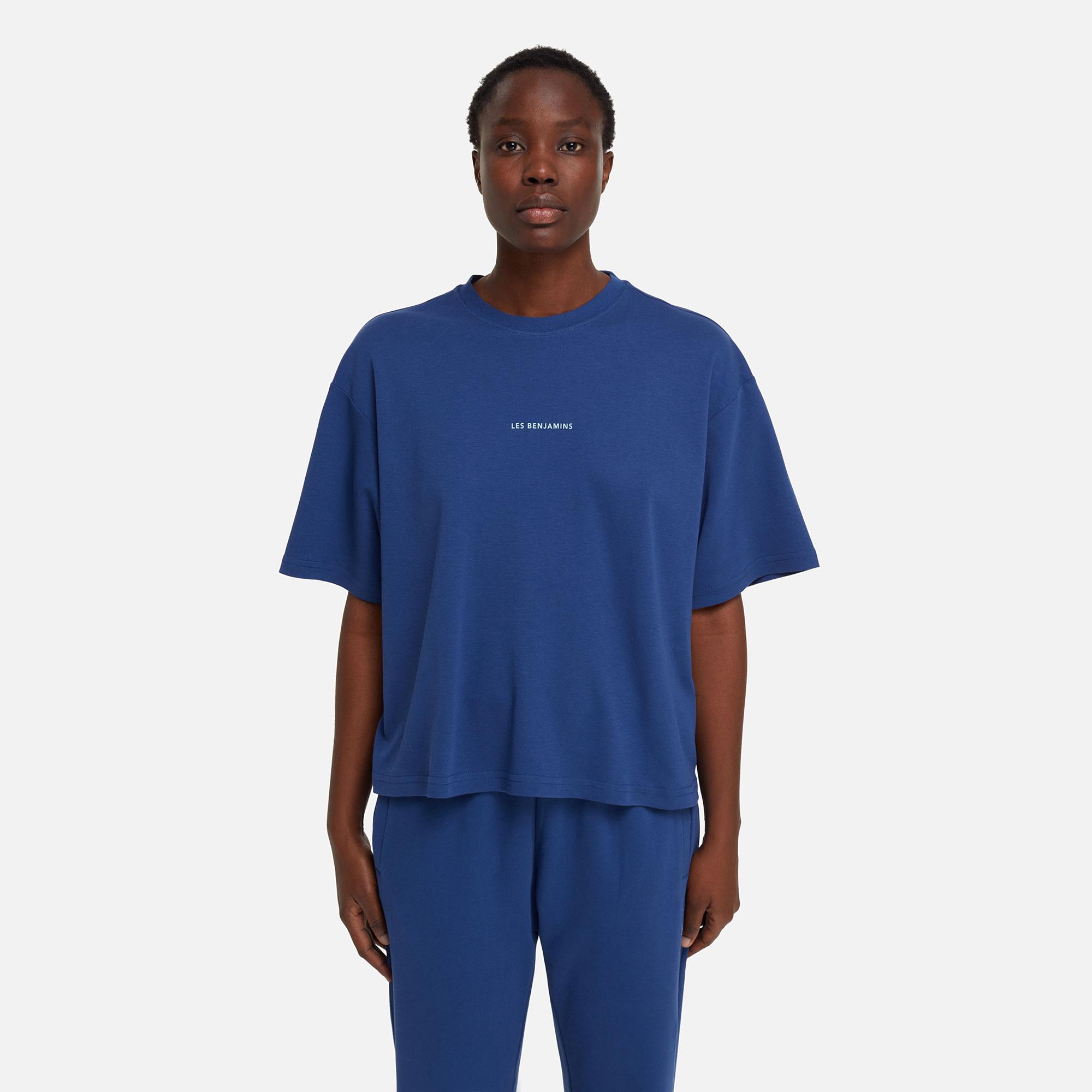 Les Benjamins Oversized 002 Kadın Lacivert T-Shirt