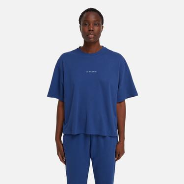  Les Benjamins Oversized 002 Kadın Lacivert T-Shirt