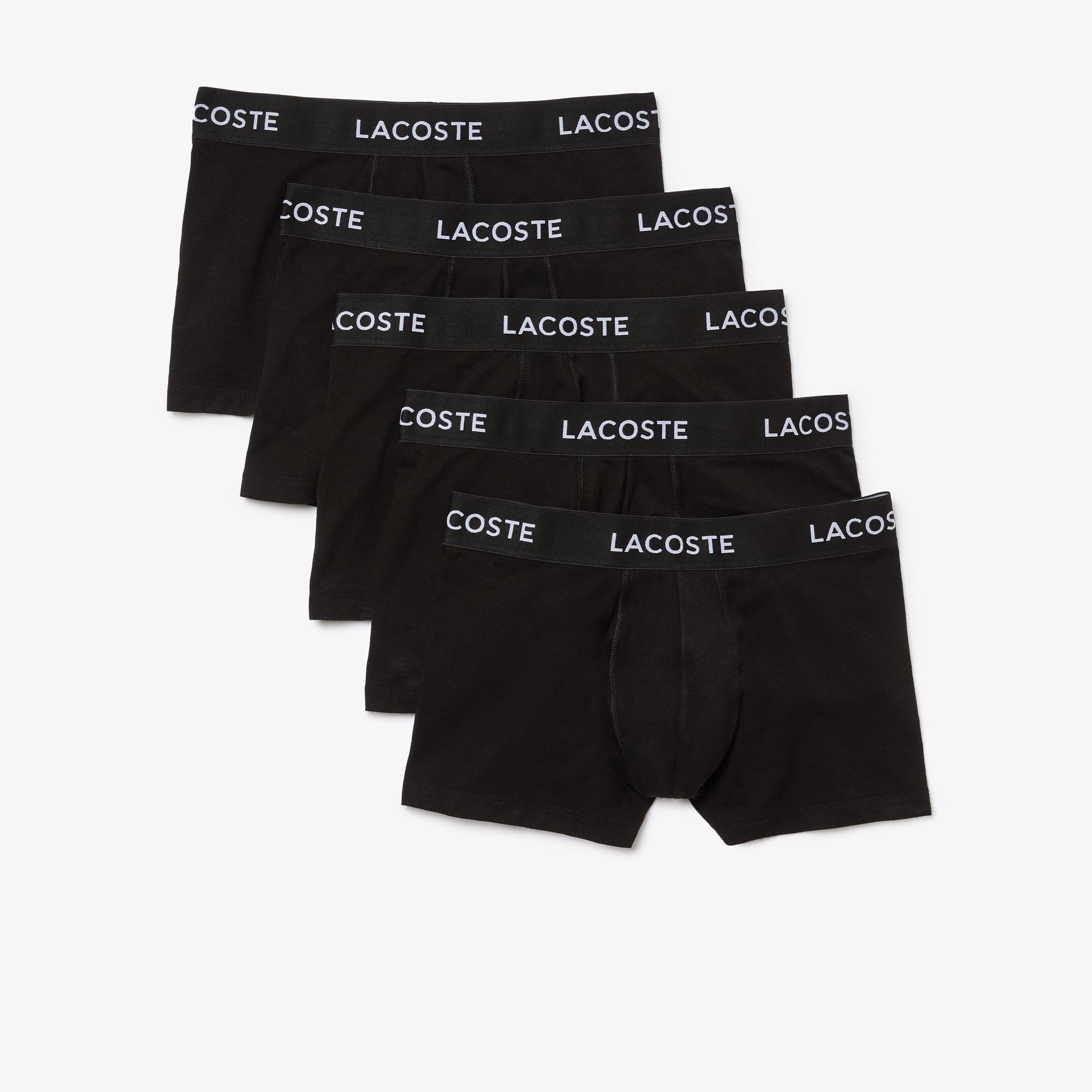 Lacoste Core Erkek 5'li Siyah Boxer