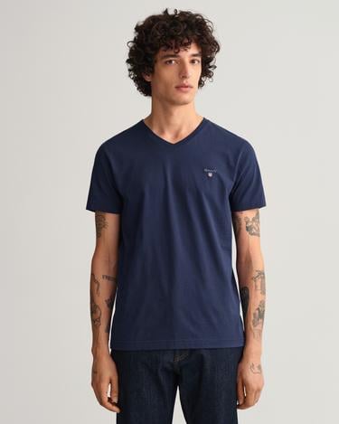  GANT Erkek Lacivert Slim Fit T-Shirt