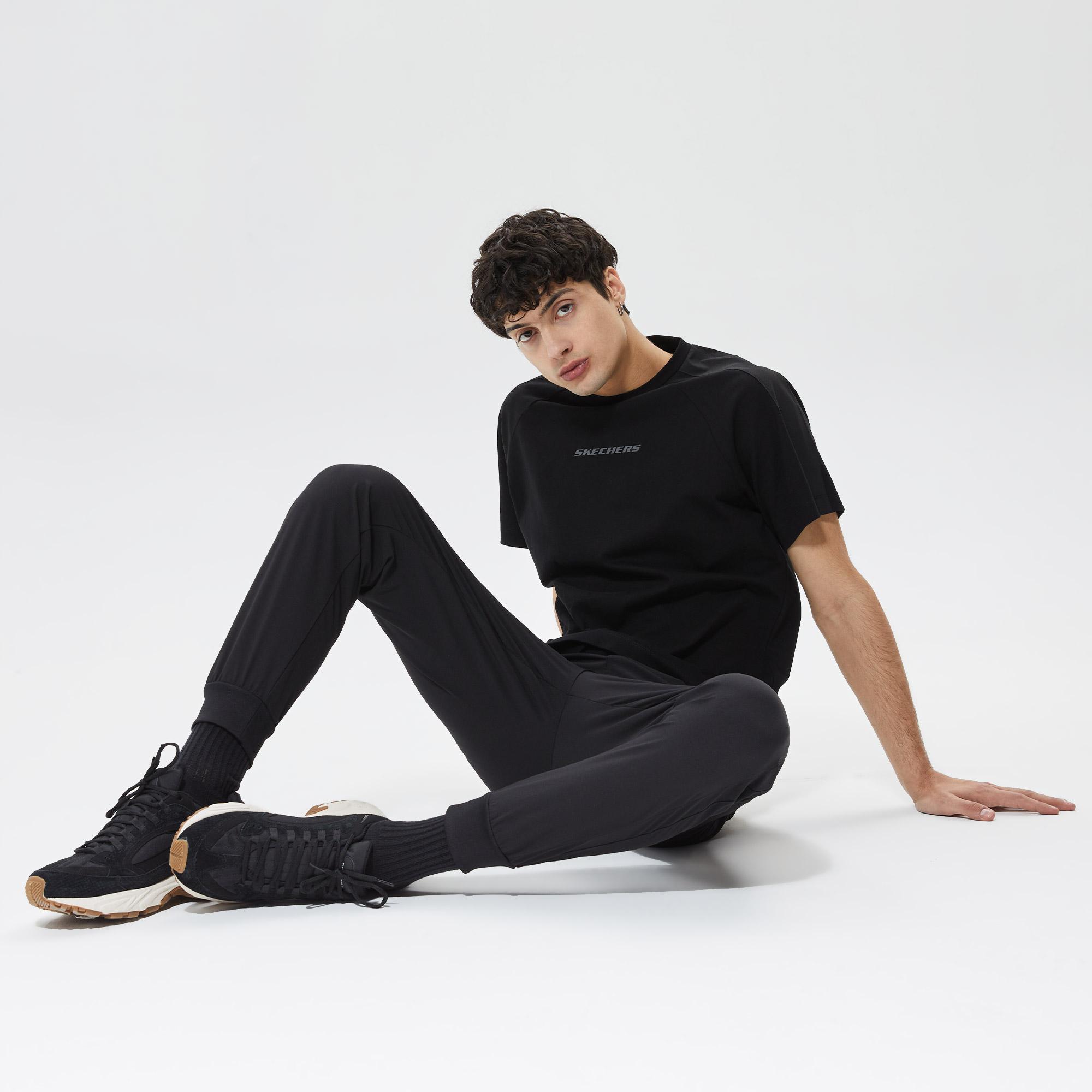 Skechers Jogger Micro Walkpant Erkek Siyah Eşofman Altı