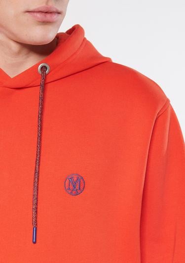  Mavi Mavi Logo Nakışlı Kapüşonlu Turuncu Sweatshirt 065809-70481