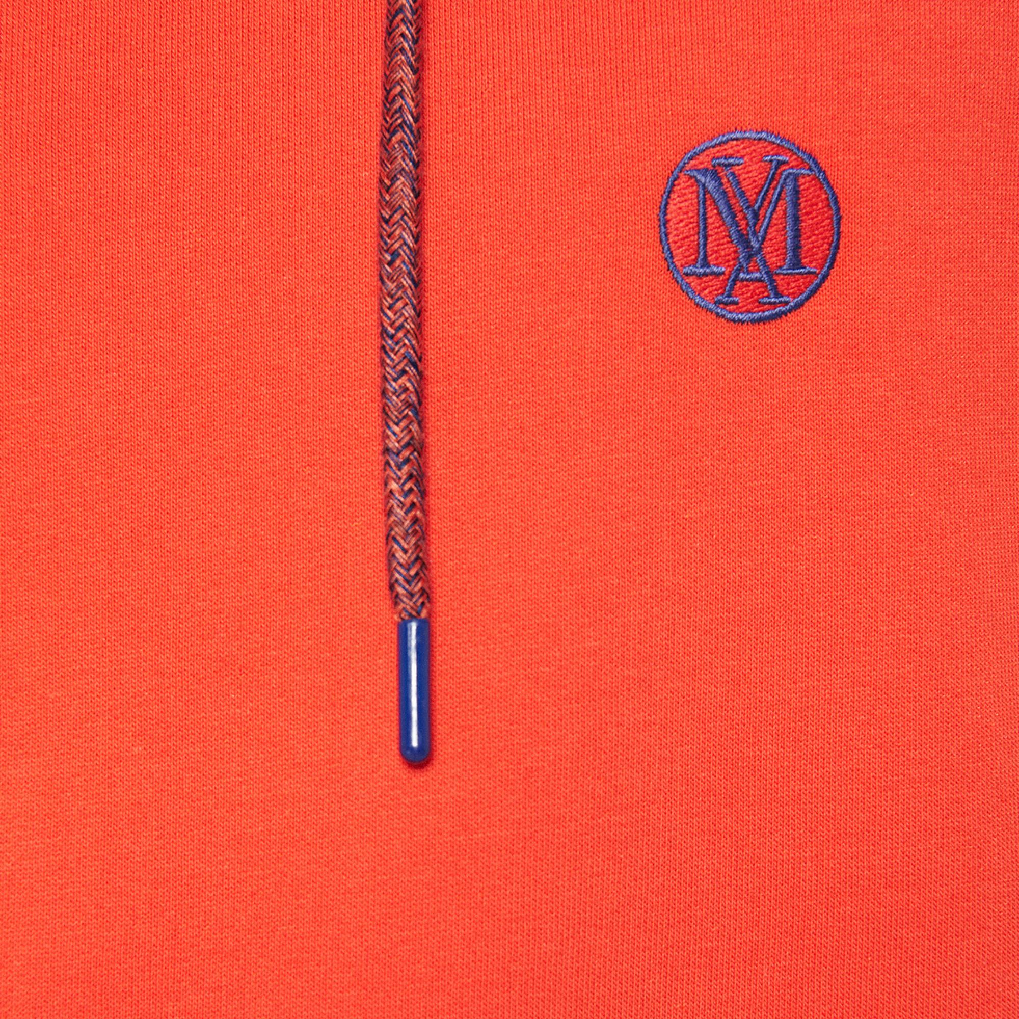 Mavi Mavi Logo Nakışlı Kapüşonlu Turuncu Sweatshirt 065809-70481