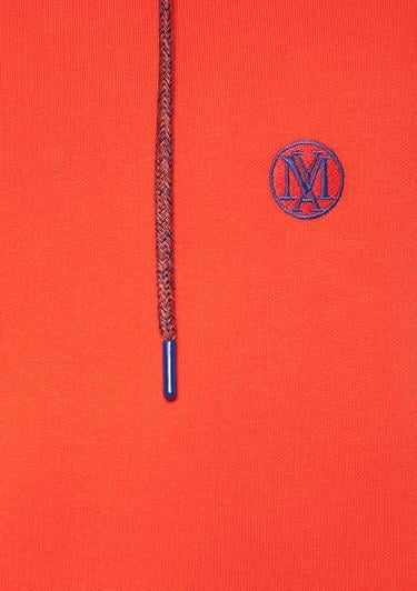  Mavi Mavi Logo Nakışlı Kapüşonlu Turuncu Sweatshirt 065809-70481