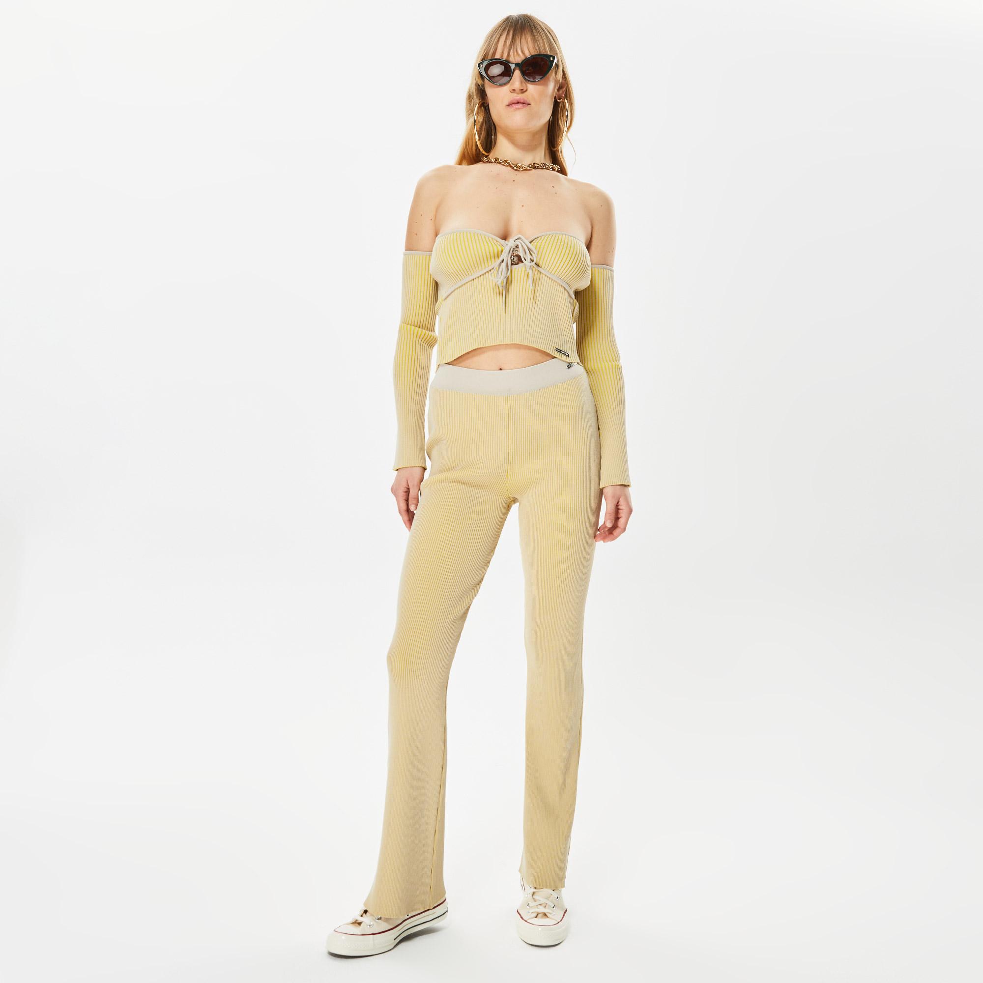 Les Benjamins Kadın Kahverengi Pantolon