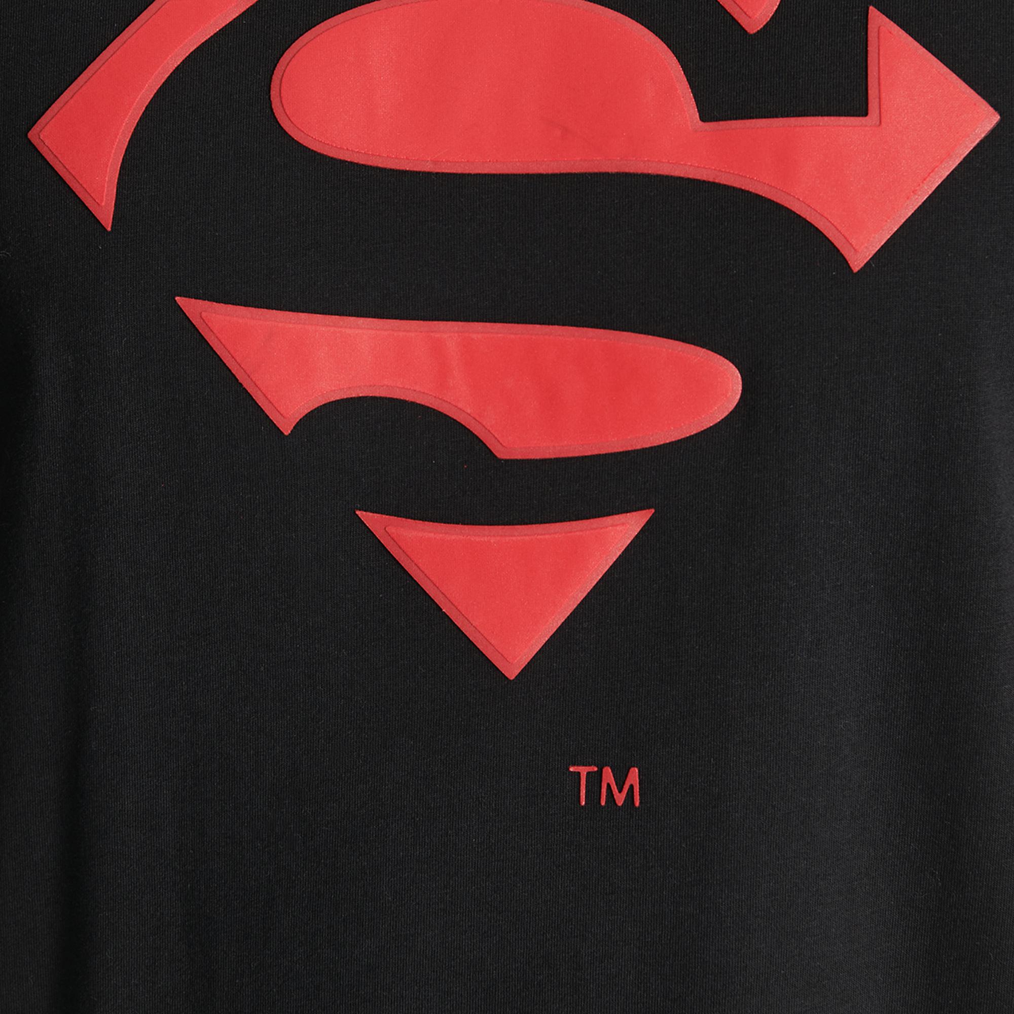 Mavi Superman Baskılı Siyah Tişört Slim Fit / Dar Kesim 066875-900