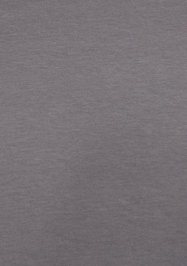  Mavi Bisiklet Yaka Gri Basic Tişört Loose Fit / Bol Rahat Kesim 0610136-80618