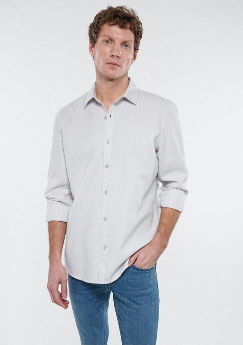  Mavi Gri Gömlek Slim Fit / Dar Kesim 8810217-70080