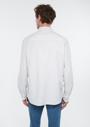  Mavi Gri Gömlek Slim Fit / Dar Kesim 8810217-70080