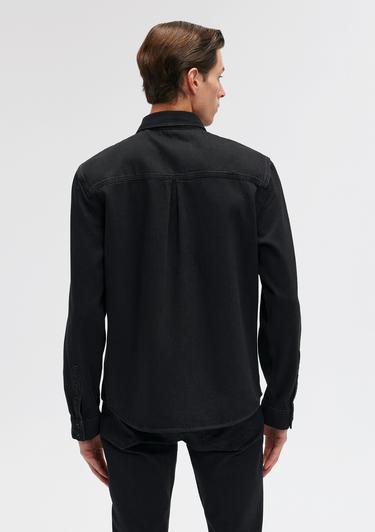  Mavi Roy Lux Black Antrasit Jean Gömlek Slim Fit / Dar Kesim 0210496-82410