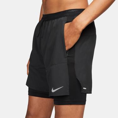  Nike Dri-Fit Stride 13 cm Hybrid Erkek Siyah Şort