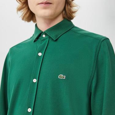  Erkek Slim Fit Yeşil Gömlek