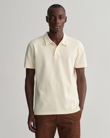  GANT Erkek Krem Regular Fit Dokulu Polo