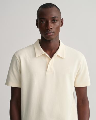  GANT Erkek Krem Regular Fit Dokulu Polo