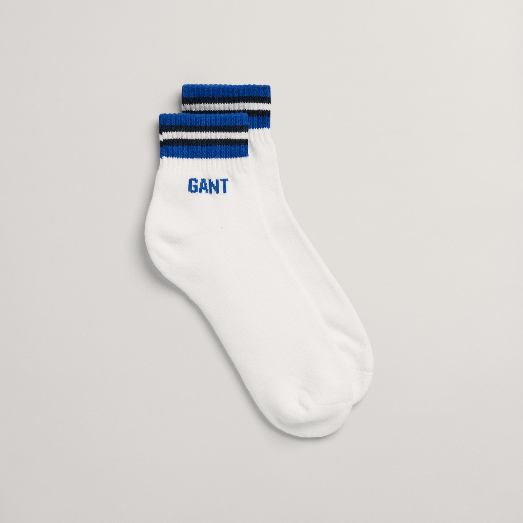 GANT Unisex Beyaz Logolu Çorap