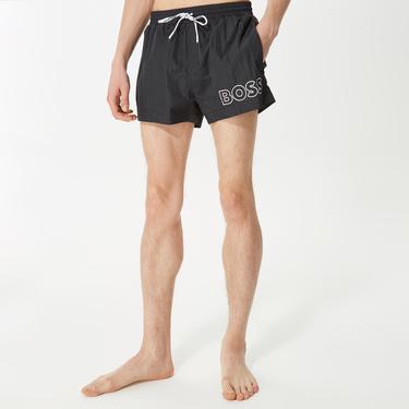  Boss Mooneye Erkek Siyah Mayo Şort