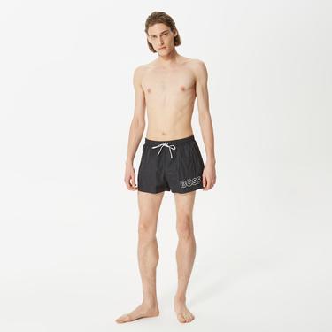  Boss Mooneye Erkek Siyah Mayo Şort
