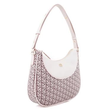  Brote Bej Kadın Monogram Omuz Çantası