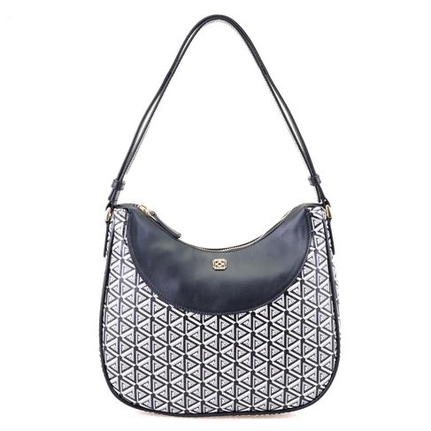  Brote Siyah Kadın Monogram Omuz Çantası