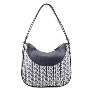  Brote Siyah Kadın Monogram Omuz Çantası