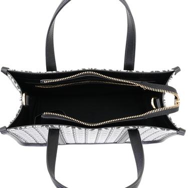  Hierba Siyah Kadın Monogram El Çantası