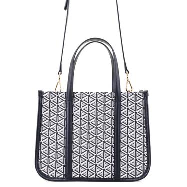  Hierba Siyah Kadın Monogram El Çantası