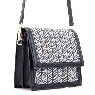  Tronc Siyah Kadın Monogram Omuz Çantası