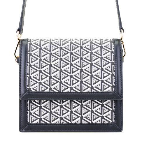  Tronc Siyah Kadın Monogram Omuz Çantası