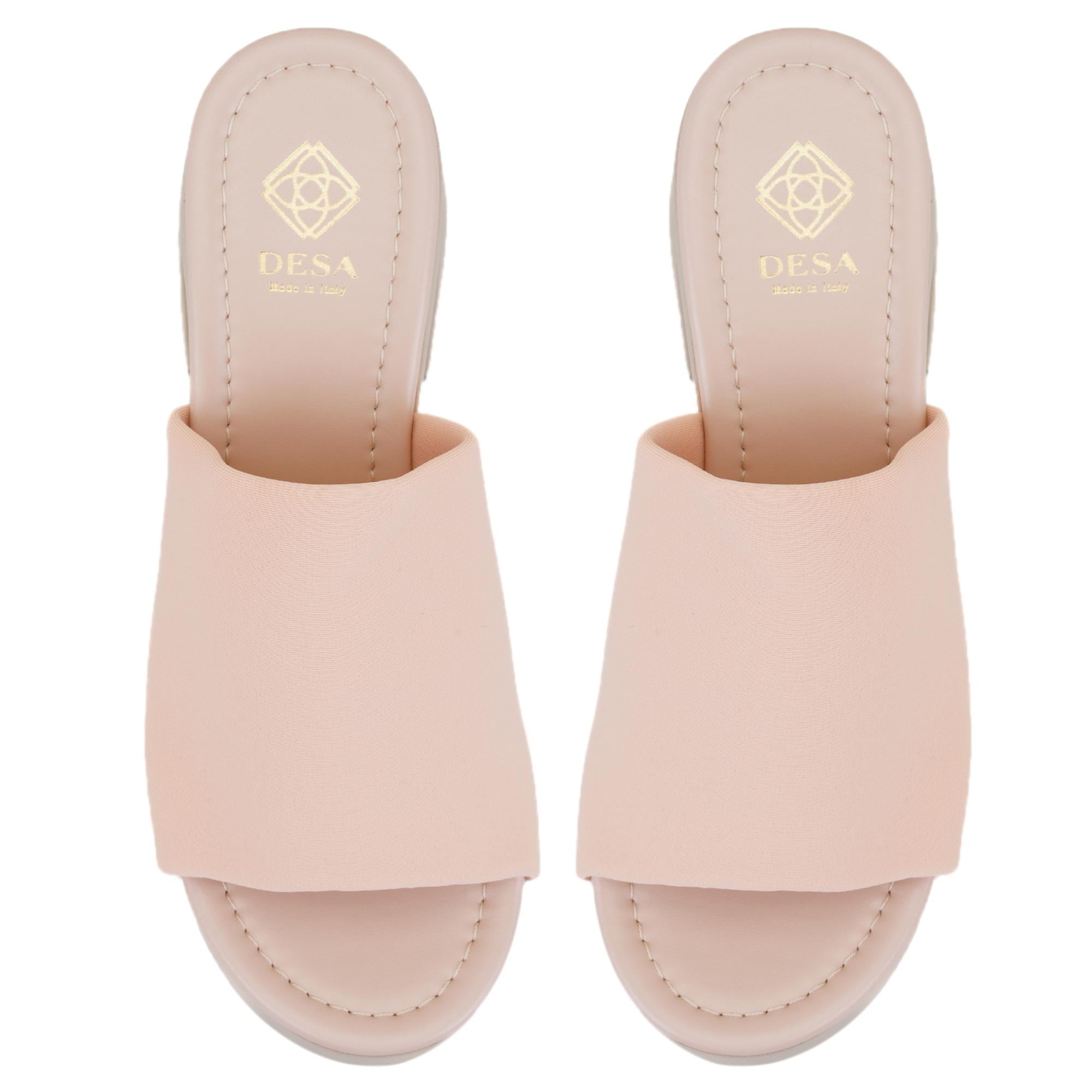 Haley Bej Kadın Platform Topuklu Terlik