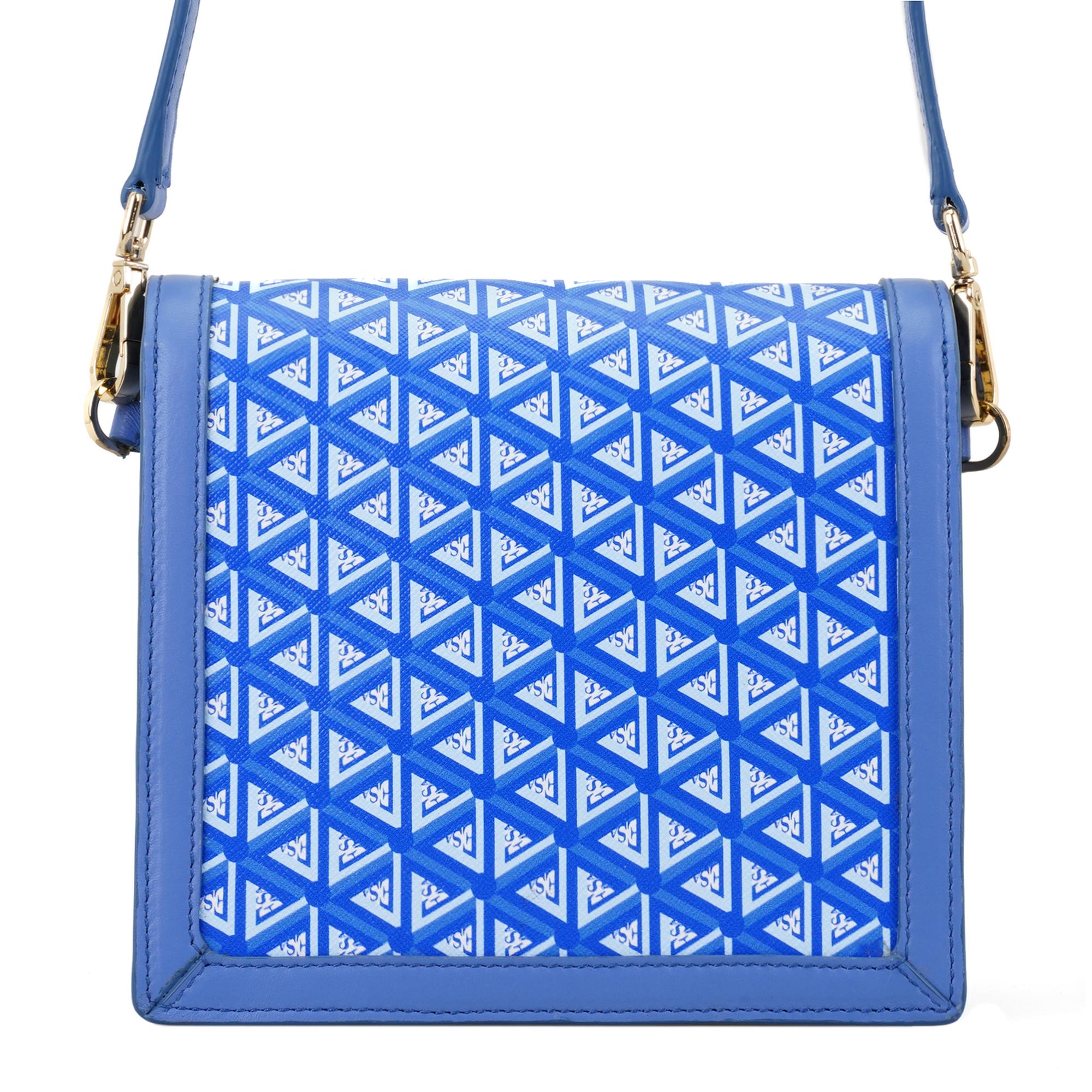 Tronc Mavi Kadın Monogram Omuz Çantası