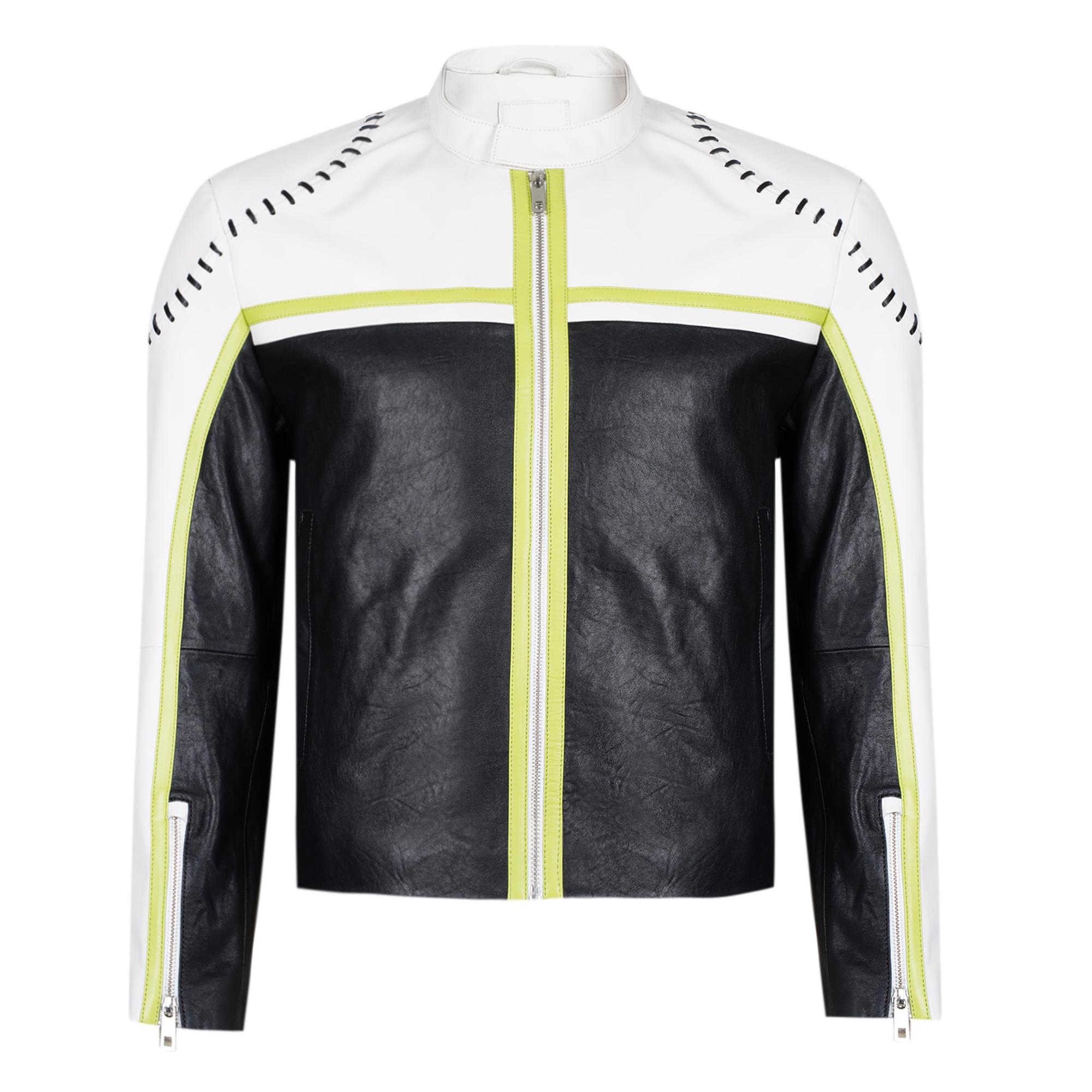 Ottone Yeşil Erkek Deri Ceket