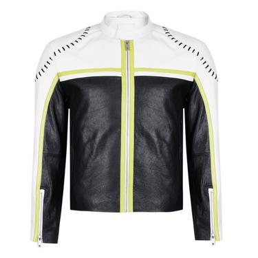  Ottone Yeşil Erkek Deri Ceket