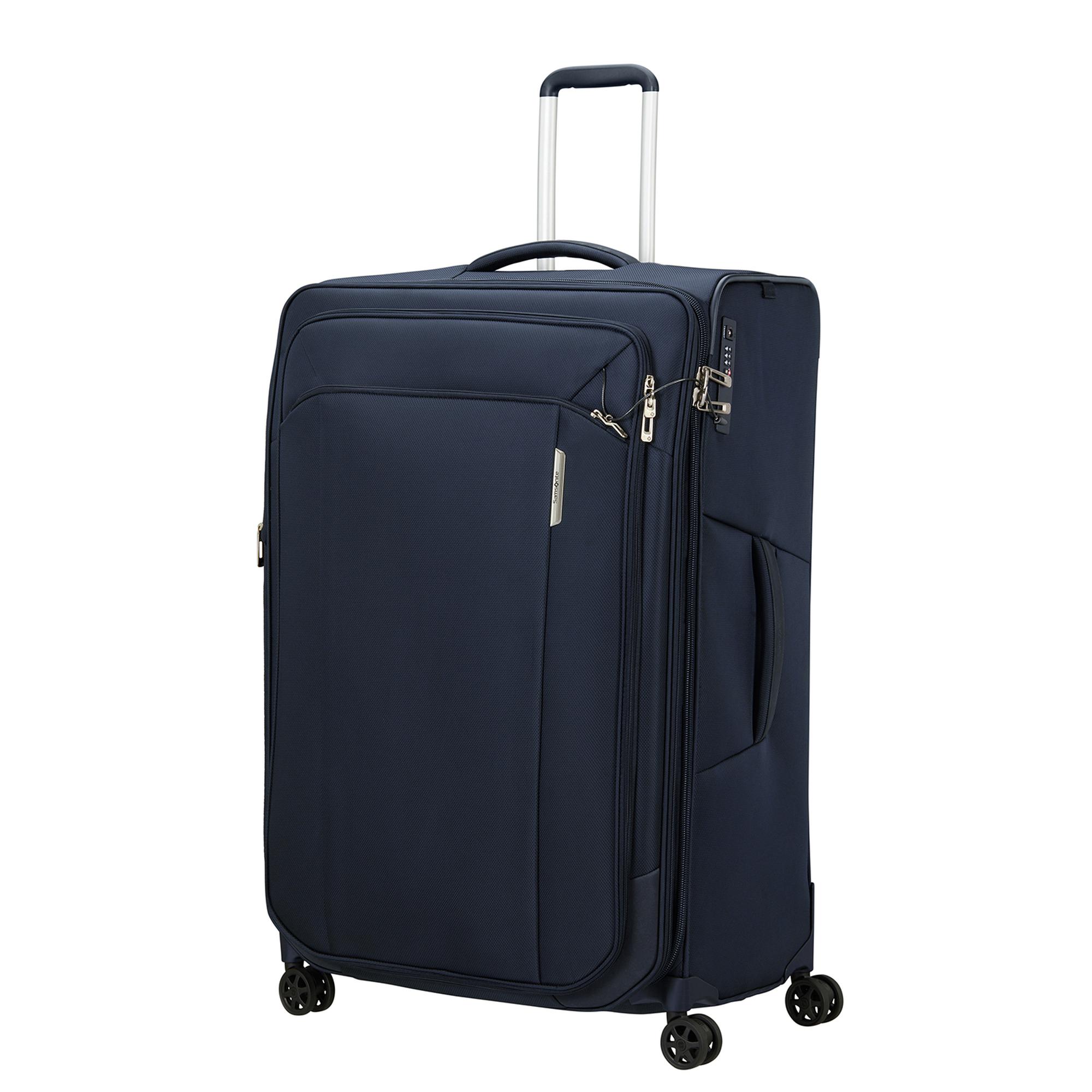 Samsonite Lacivert Spinner Respark 4 Tekerlekli 82 cm Büyük Boy Valiz