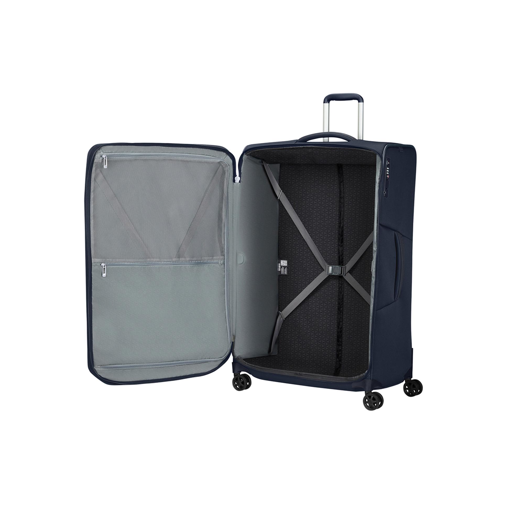Samsonite Lacivert Spinner Respark 4 Tekerlekli 82 cm Büyük Boy Valiz