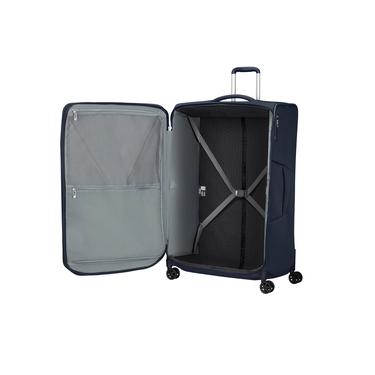  Samsonite Lacivert Spinner Respark 4 Tekerlekli 82 cm Büyük Boy Valiz