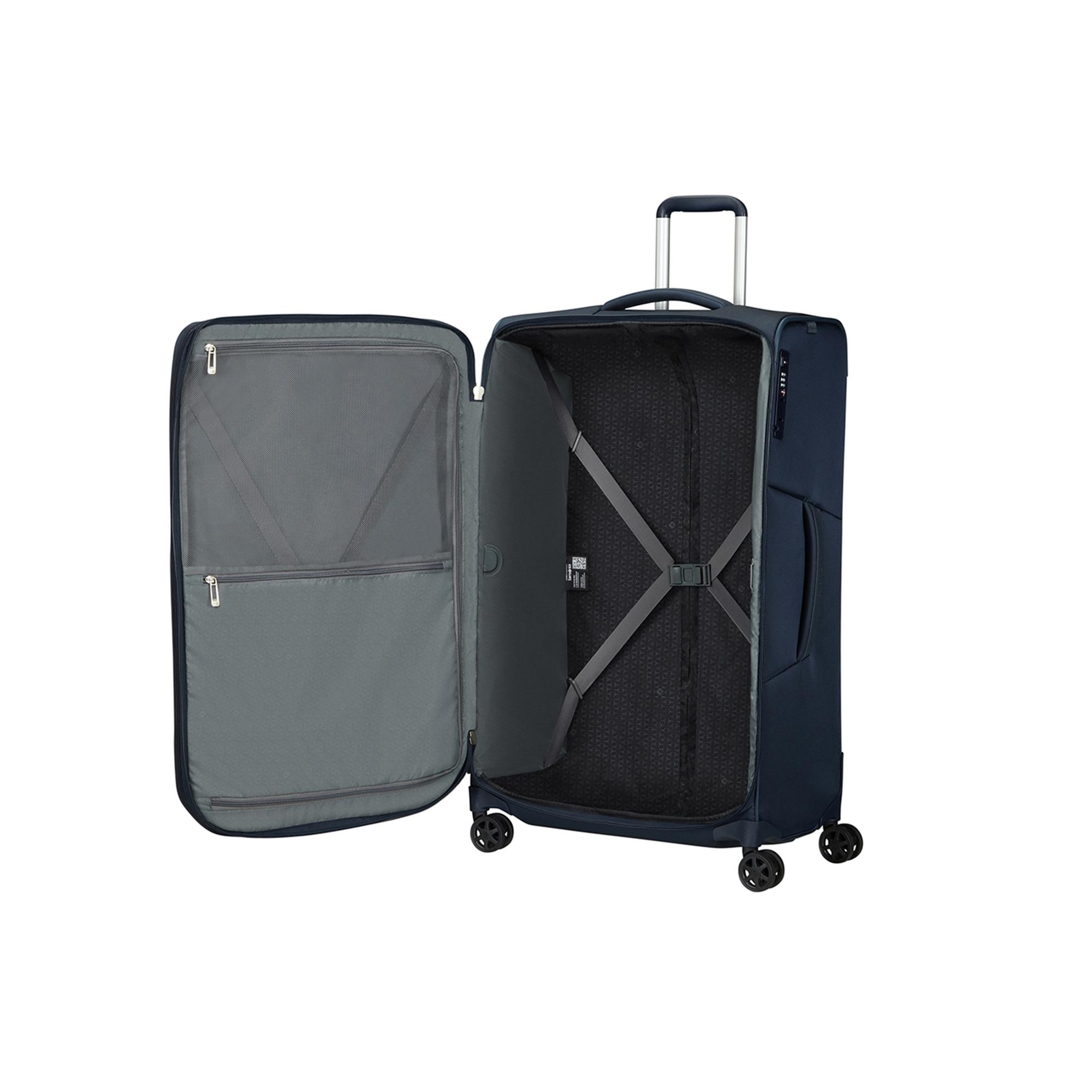 Samsonite Lacivert Spinner Respark 4 Tekerlekli 79 cm Büyük Boy Valiz