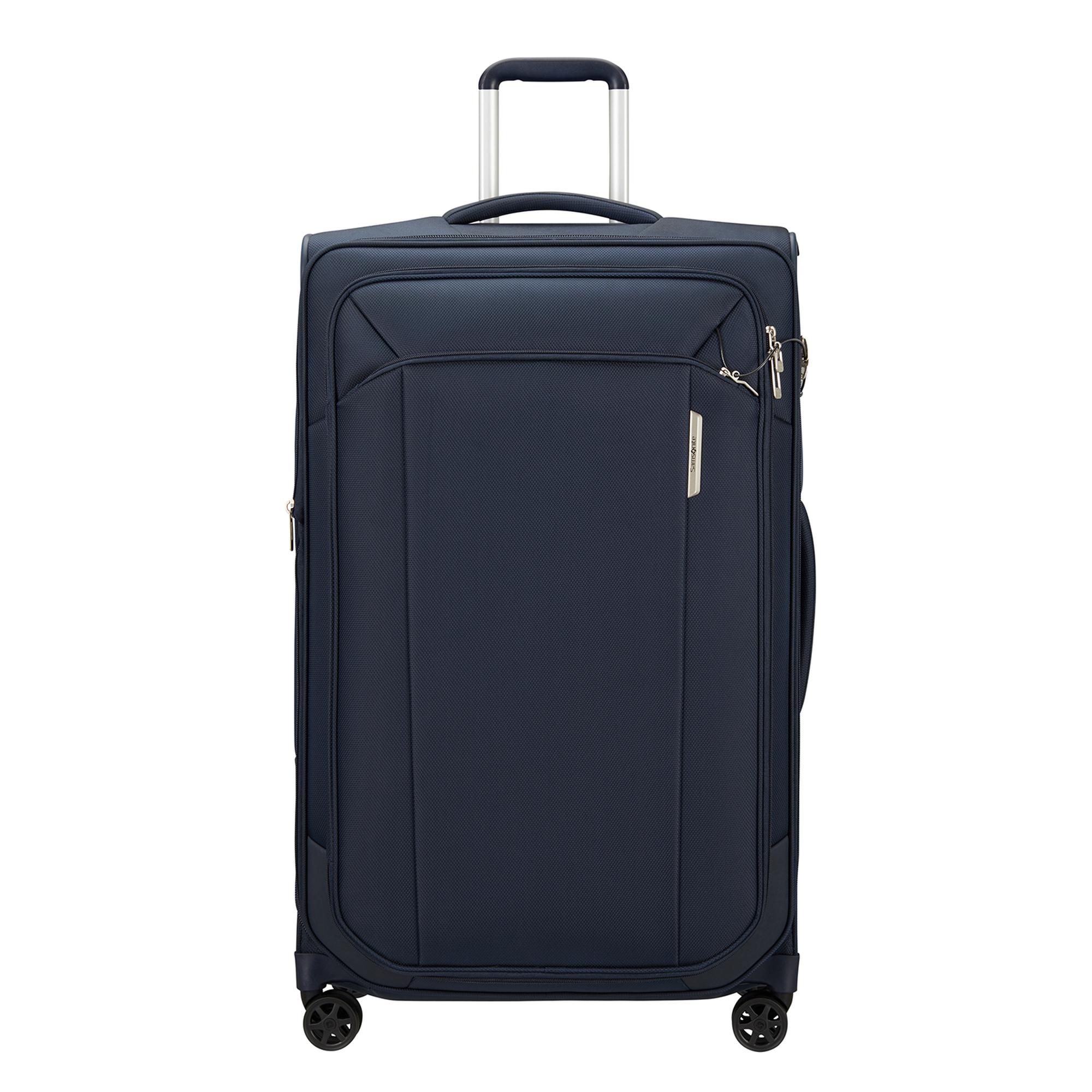 Samsonite Lacivert Spinner Respark 4 Tekerlekli 79 cm Büyük Boy Valiz
