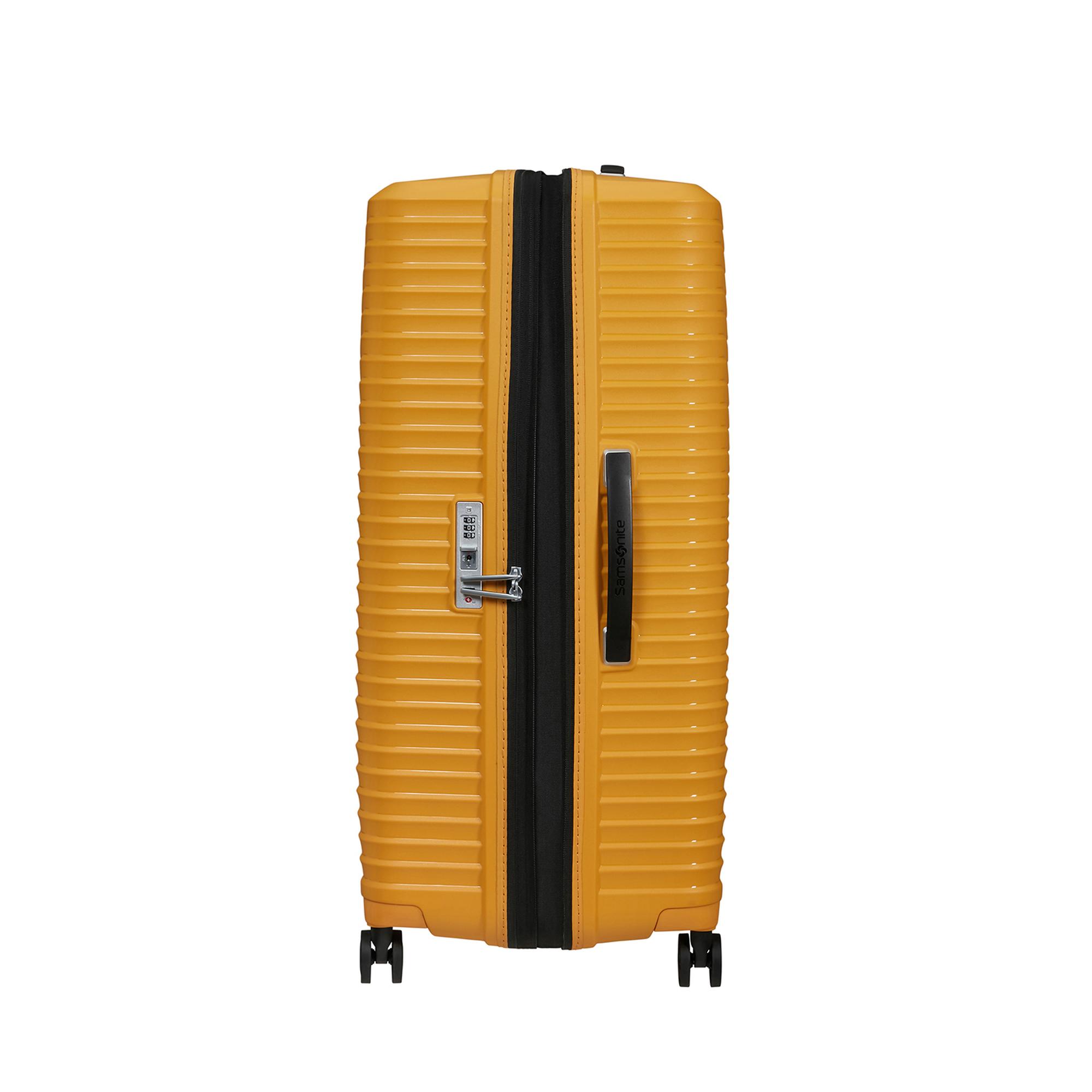 Samsonite Turuncu Spinner Upscape 4 Tekerlekli Ekstra Büyük Boy Valiz 81 cm