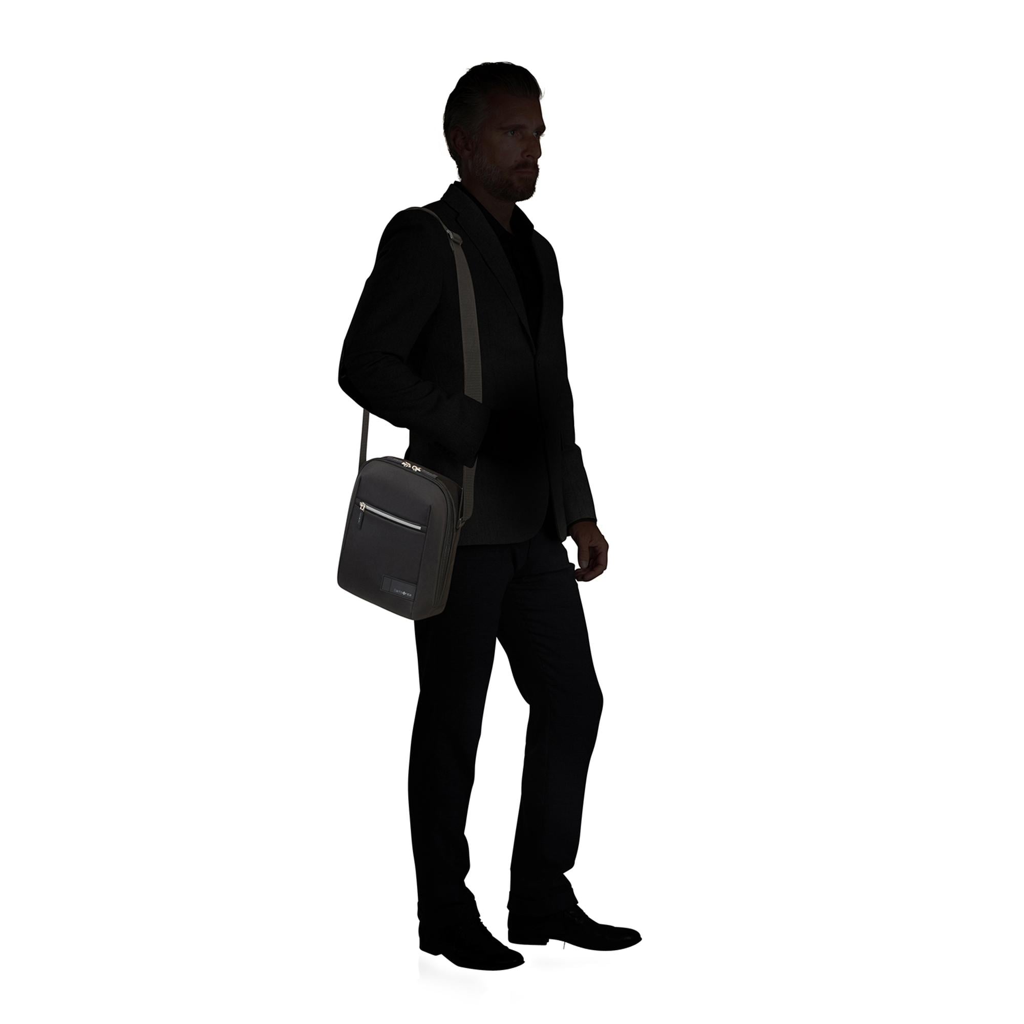 Samsonite Siyah Litepoint Laptop Omuz Çantası