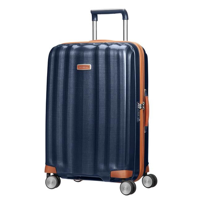  Samsonite Lacivert Spinner 4 Tekerlekli 68 cm Orta Boy Valiz