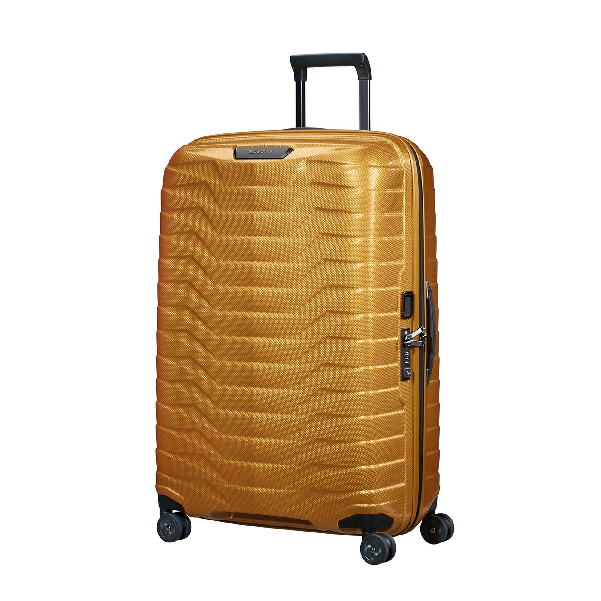 Samsonite Turuncu Spinner Proxis 4 Tekerlekli 75 cm Büyük Boy Valiz