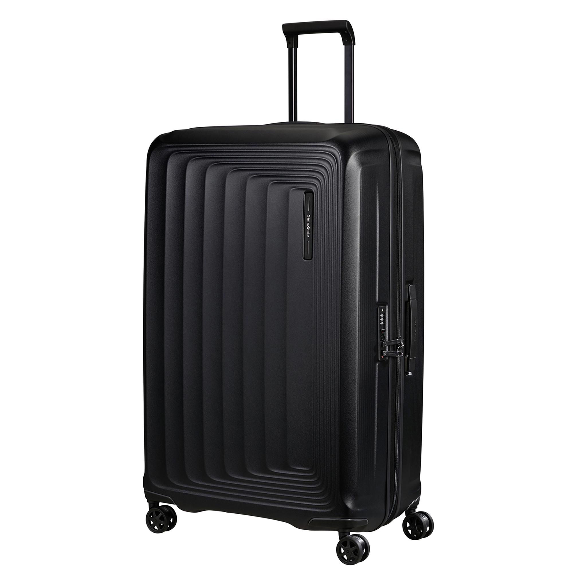 Samsonite Siyah Spinner Nuon 4 Tekerlekli 81 cm Büyük Boy Valiz